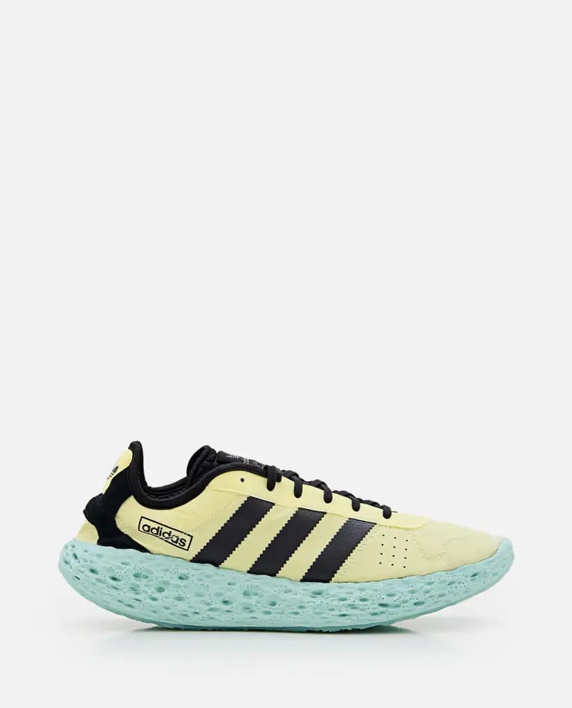 ADIDAS ORIGINALS ZPONGE TRAINERS - ICE YELLOW/CORE BLACK/FOCUS BLUE