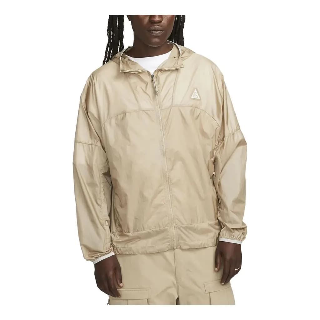 NIKE M ACG WNDPRF CNDR CNE JKT - KHAKI/(SUMMIT WHITE)