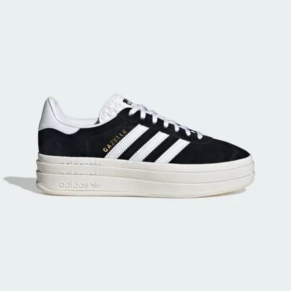 ADIDAS ORIGINALS GAZELLE BOLD - CORE BLACK/ FTWR WHITE/ CORE WHITE