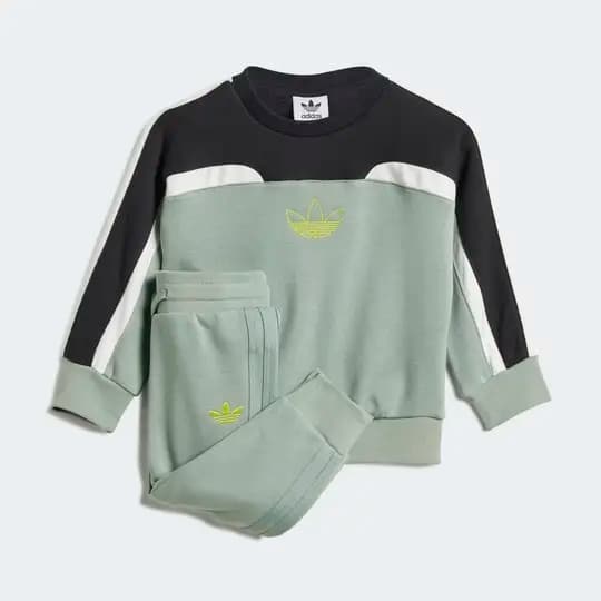 ADIDAS ORIGINALS INFANT OV CREW TRACK SET — (jc7312)