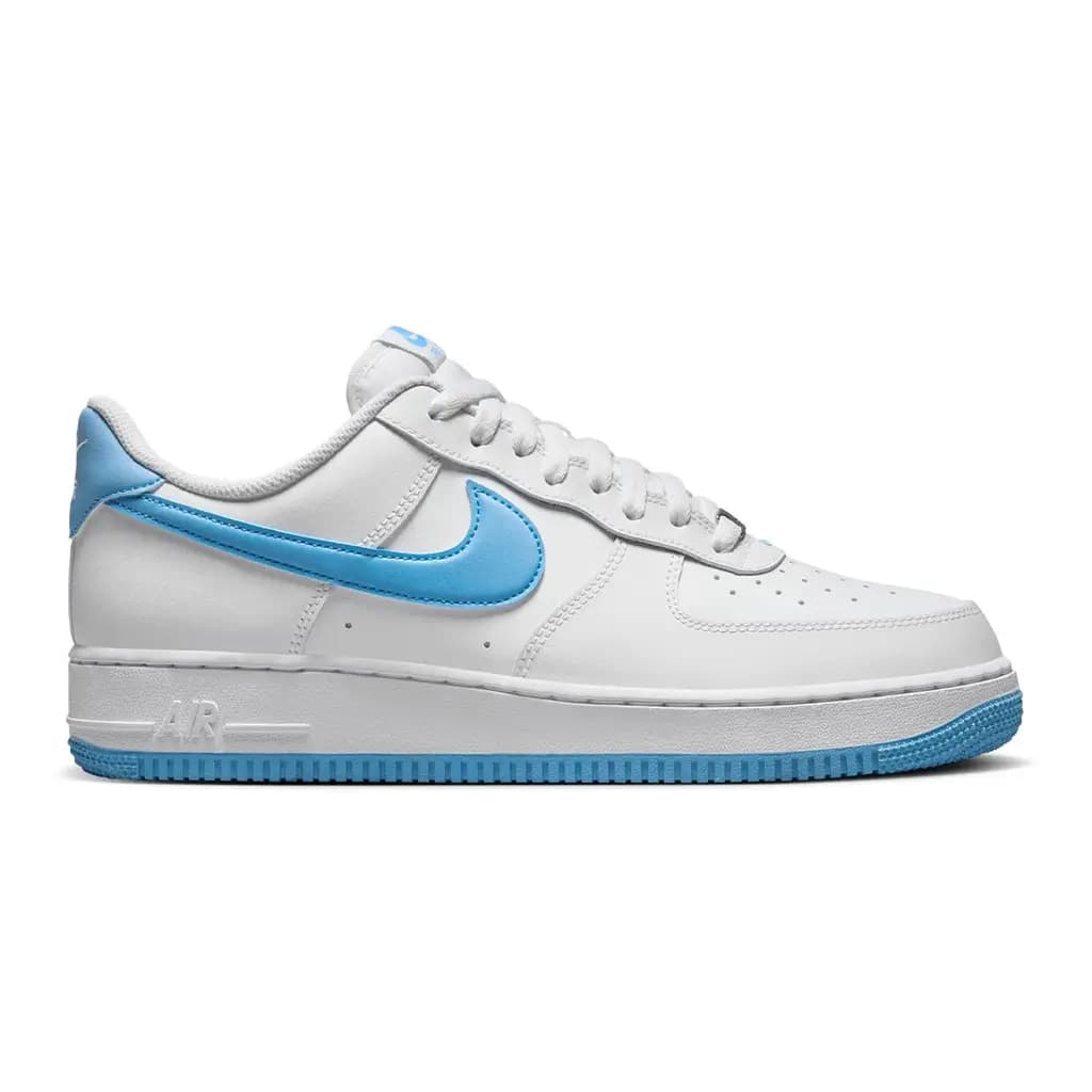 NIKE AF1 '07 - WHITE/AQUARIUS BLUE-WHITE