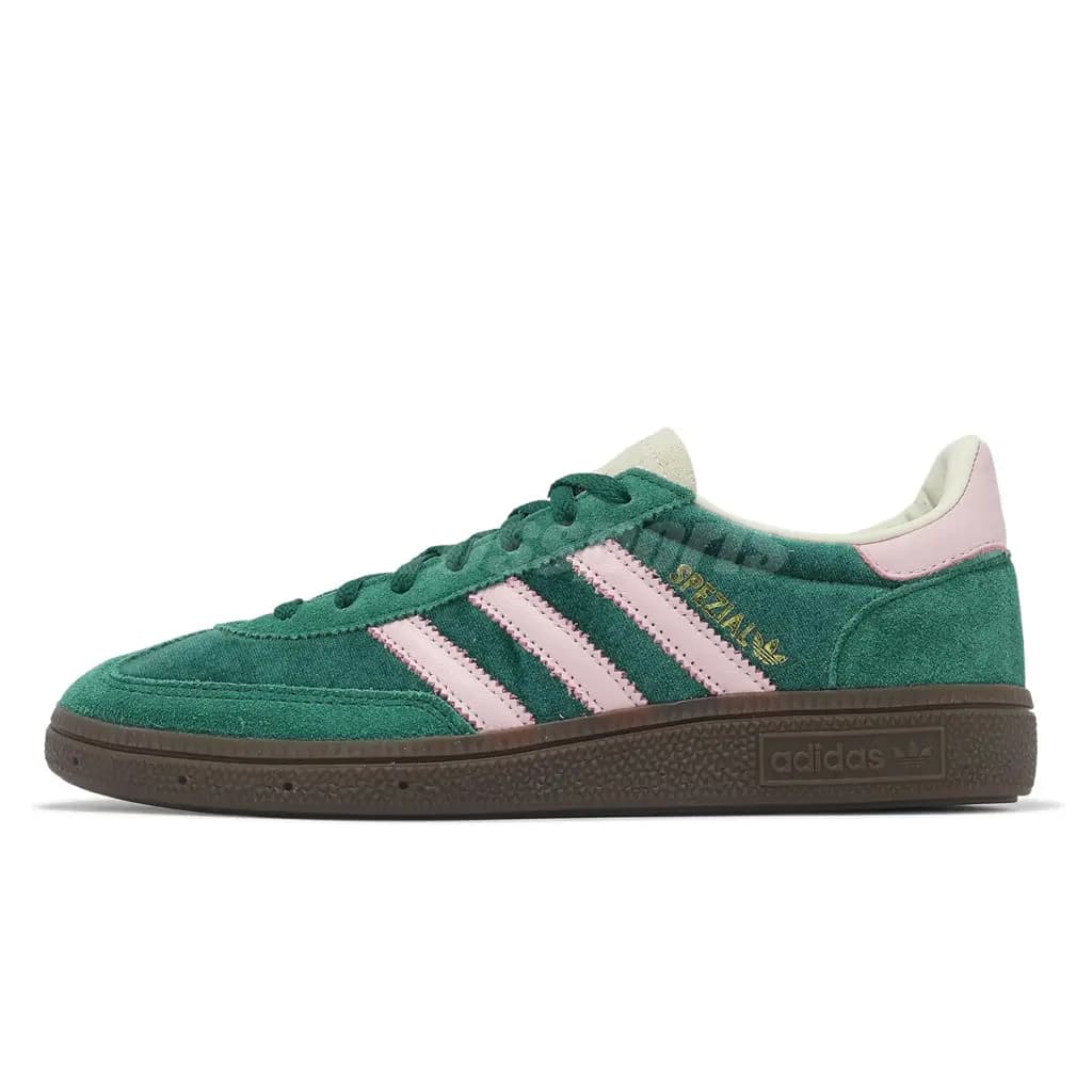 ADIDAS ORIGINALS HANDBALL SPEZIAL - COLLEGIATE GREEN/CLEAR PINK/CREAM WHITE