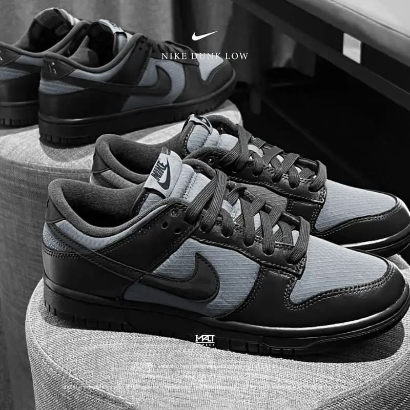 NIKE DUNK LOW RETRO SE WNTR - OFF NOIR/BLACK-SMOKE GREY-ANTHRACITE