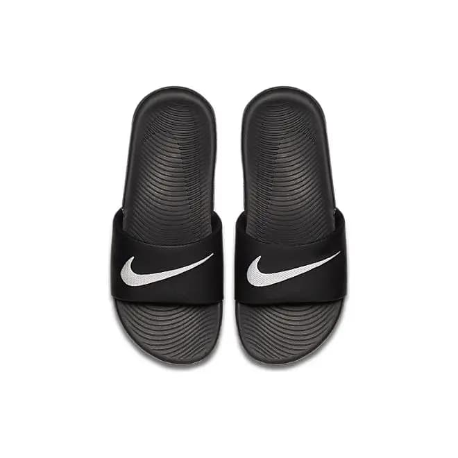 NIKE INF KAWA SLIDERS- BLK WHT — (819352-001-i)