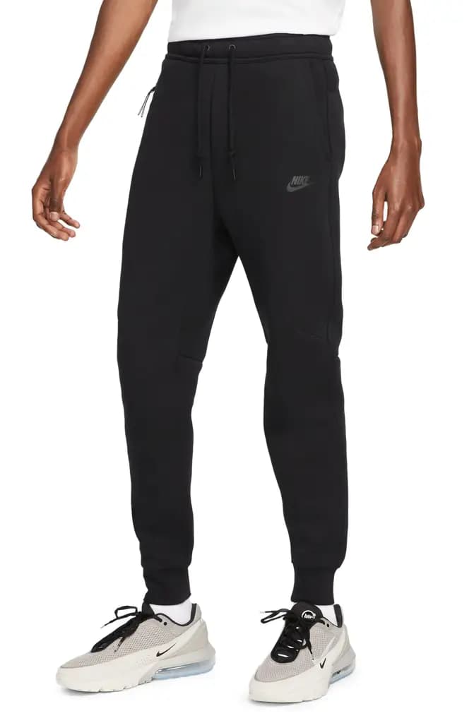 NIKE TECH FLC JOGGER - BLACK