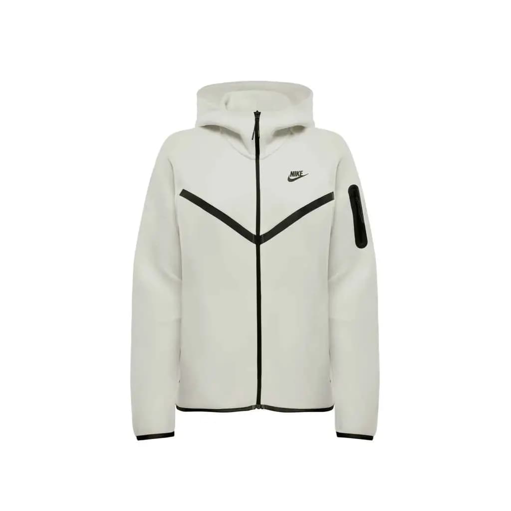 NIKE W NSW TCH FLC WR FZ HDY - PALE IVORY — (hv6747-110)