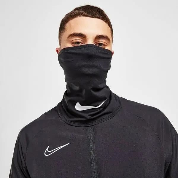 NIKE NIKE NECK WARMER BLACK/WHITE - BLACK/WHITE