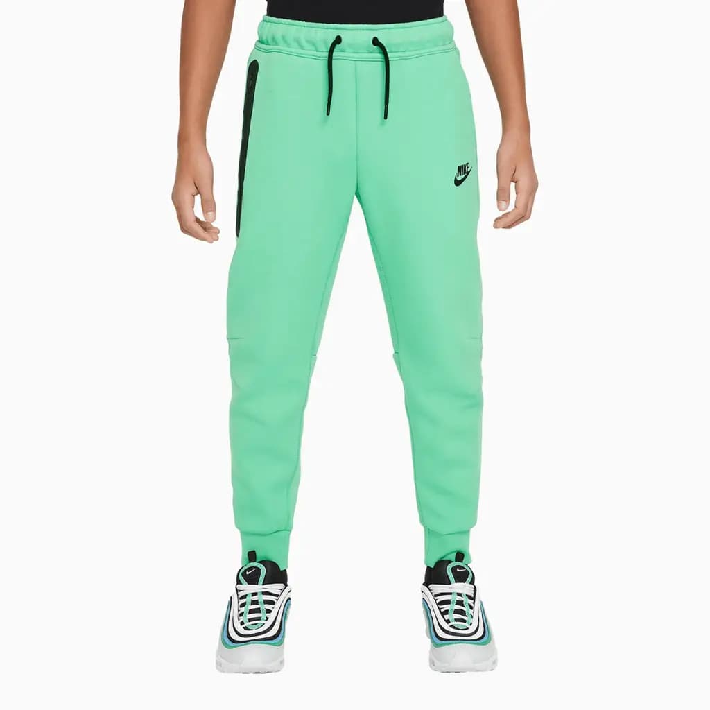 NIKE TECH FLC PANT - SPRING GREEN