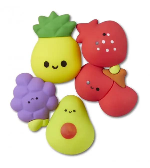 CROCS SQUISH FRUITS 5 PACK - ASSORTED