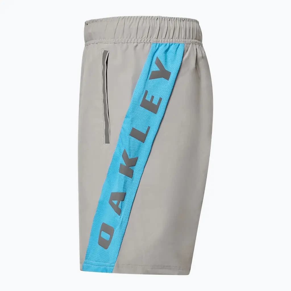 OAKLEY TRAINING SIDE PANEL SHORT - CEMENT / SWIMMING BLUE — (foa407525-314)