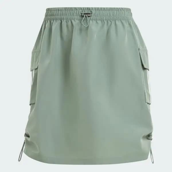 ADIDAS ORIGINALS W SG 3 STRP CARGO SKIRT - trace green