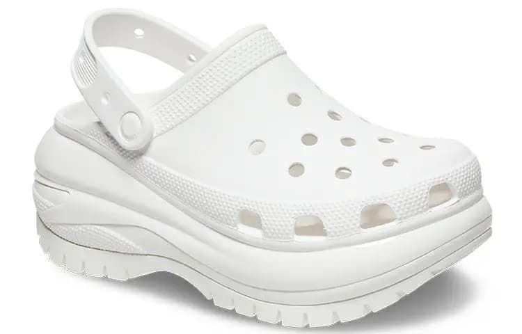 CROCS CLASSIC MEGA CRUSH CLOG - WHITE