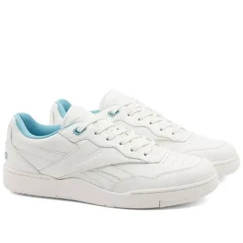 REEBOK BB4000 TRAINERS - WHITE/DELPHINIUM BLUE