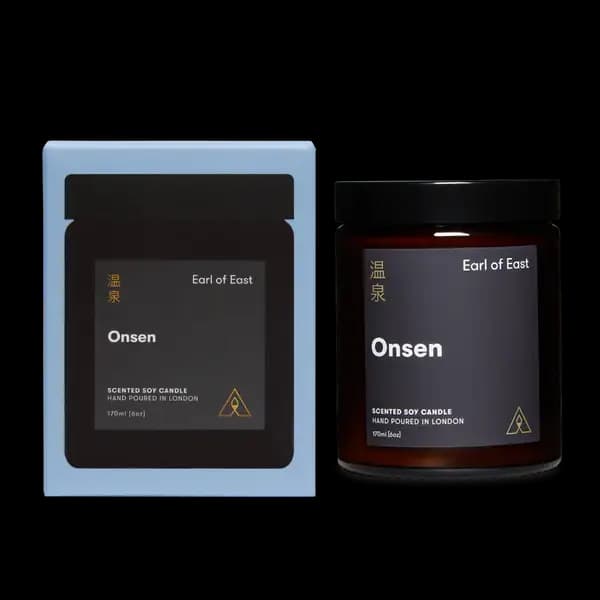EARL OF EAST ONSEN SOY WAX CANDLE 170ML - BROWN — (eoe/m/on)