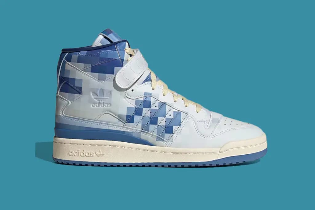 ADIDAS ORIGINALS FORUM 84 HI CLOSER LOOK (SYN) - OFF WHITE/TRACE ROYAL/FTWR WHITE