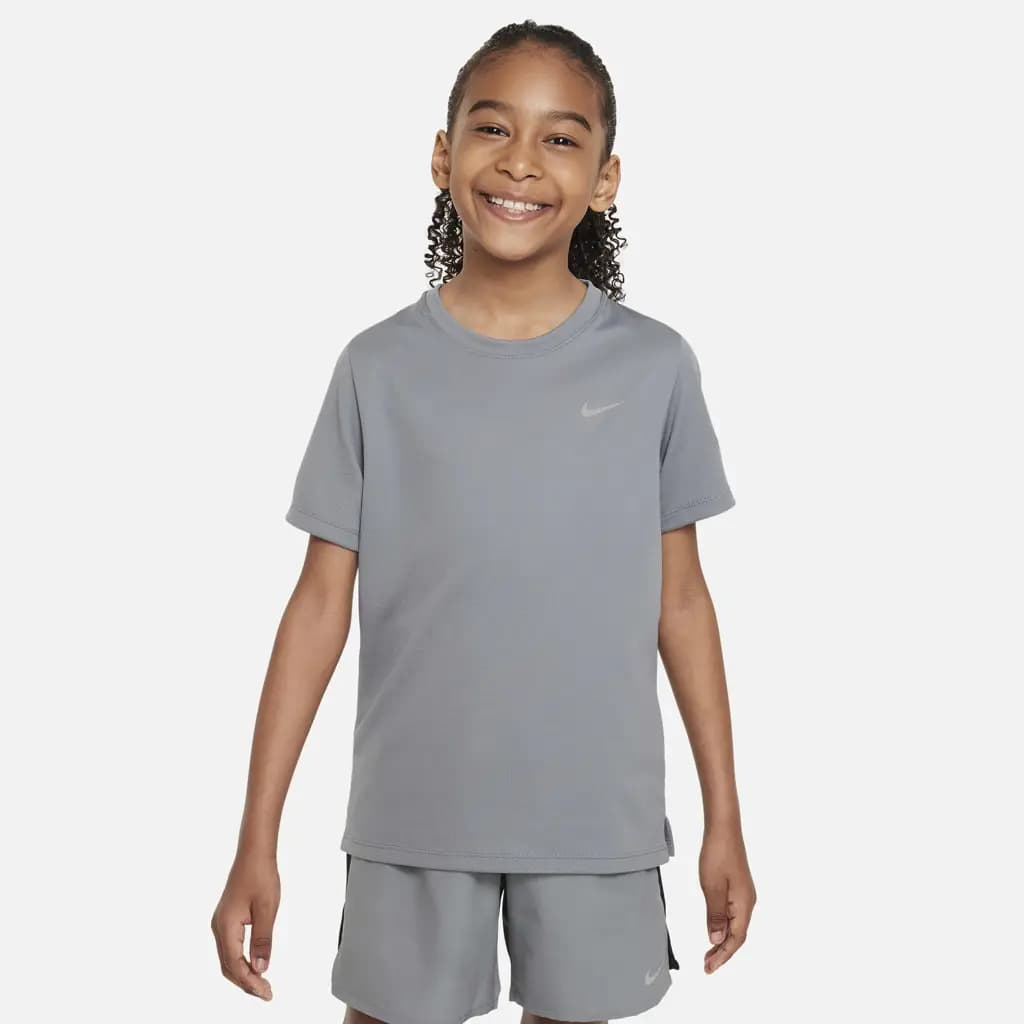NIKE MILER TEE - SMOKE GREY