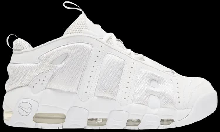 NIKE AIR MORE UPTEMPO LOW - WHITE/WHITE