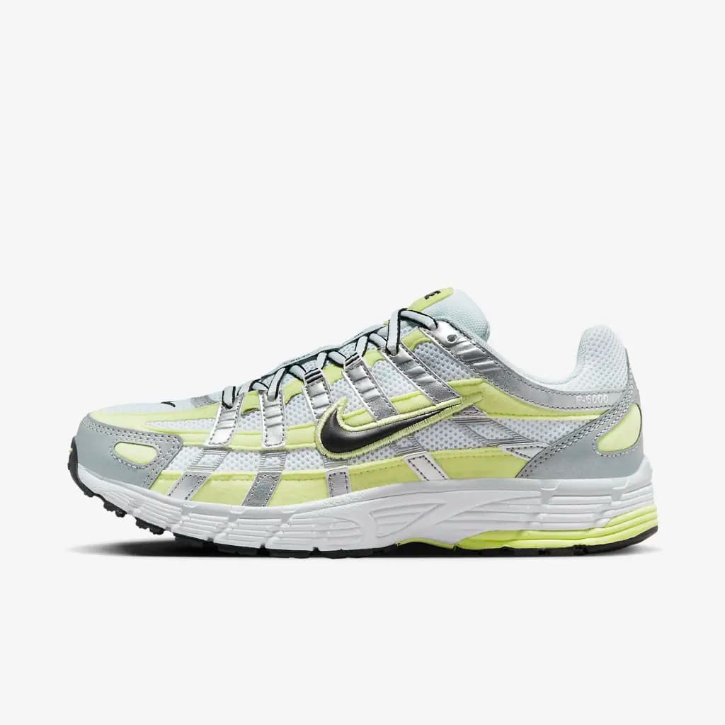 NIKE P-6000 - LT LEMON TWIST /BLACK WHITE MTLC SILVER