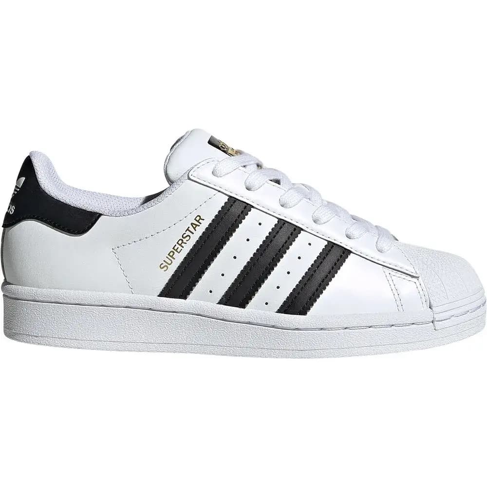 ADIDAS ORIGINALS JNR SUPERSTAR - WHT/BLK