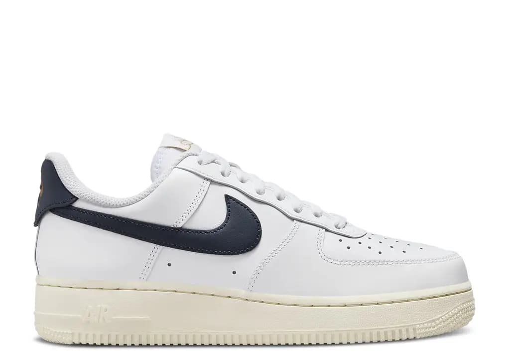 NIKE AF1 LOW - WHITE/OBSIDIAN/ IVORY/MTLC GOLD