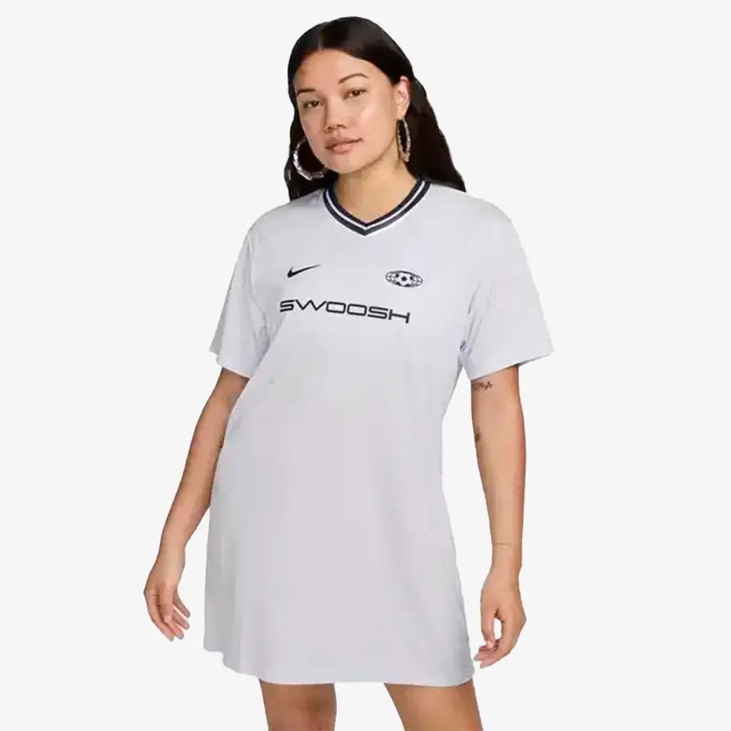 NIKE W NSW DRESS FTB TRND - FOOTBALL GREY