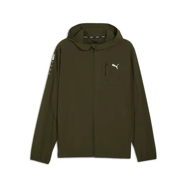 PUMA Puma Flex Lightweight Woven Jacket - Dark Olive