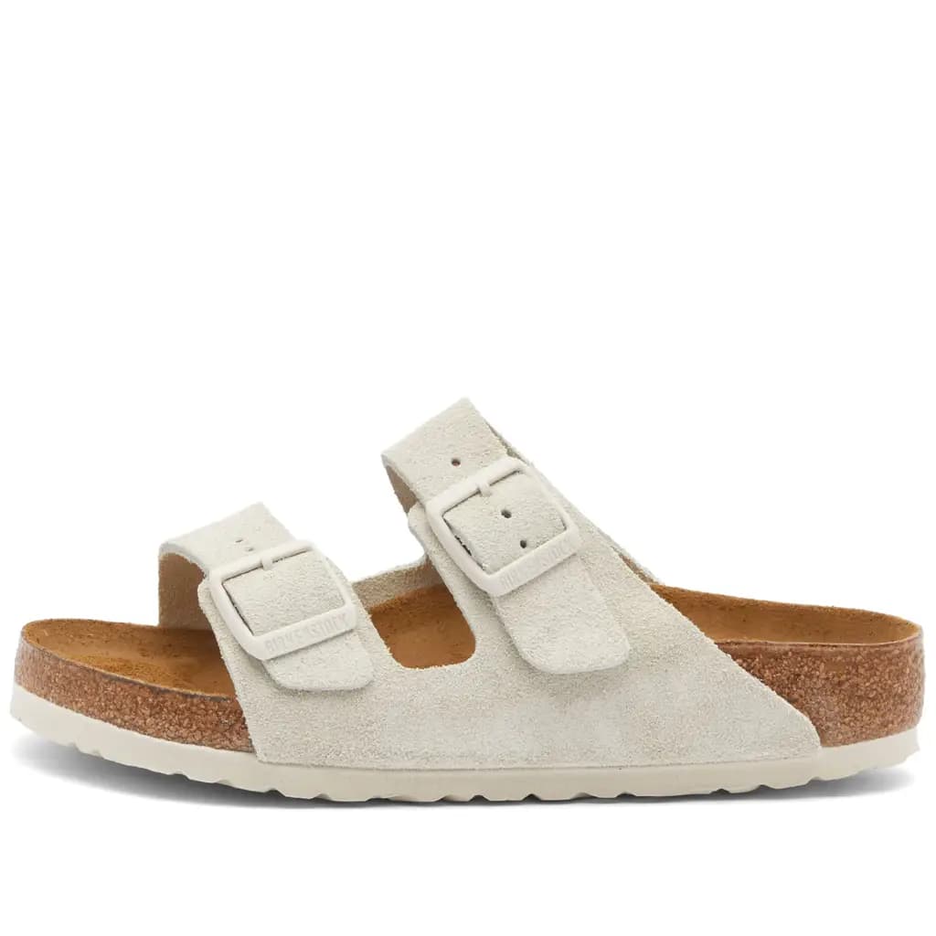 BIRKENSTOCK ARIZONA - SUEDE/ANTIQUE WHITE