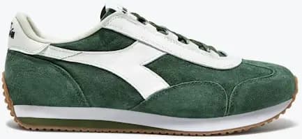 DIADORA EQUIPE '75 SW TRAINERS - GREEN BOTANIC — (70215-equipe-'75-sw)