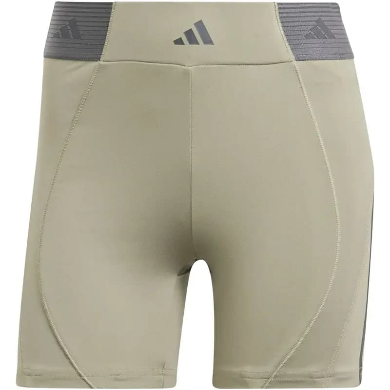 ADIDAS W HYGLM ELV SHORT - SLV PBBLE/GRY SIX