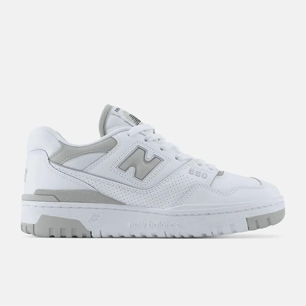 NEW BALANCE 550 - WHITE/GREY/WHITE