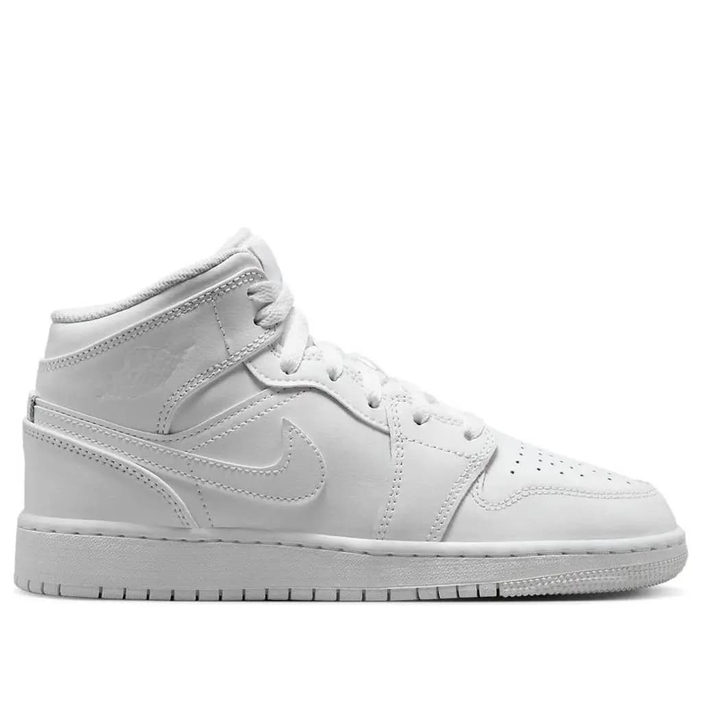 JORDAN JNR AJ1 MID - WHITE