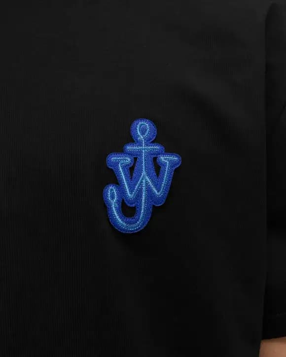 JW ANDERSON ANCHOR PATCH T-SHIRT - BLACK — (jt0061-pg0772-999)