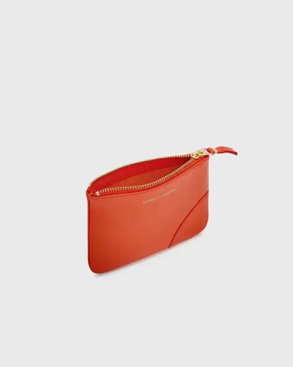 Comme des Garçons COM WALLET CLASSIC LEATHER LINE WALLET - ORANGE — (sa8100-orange)