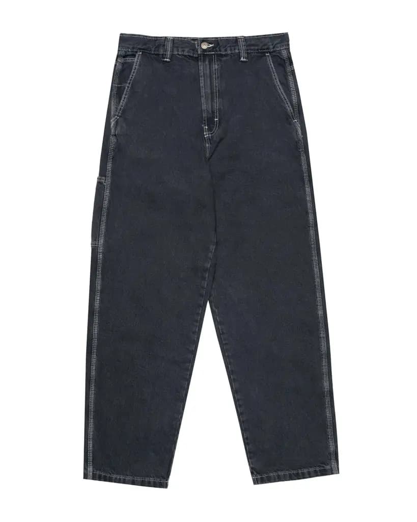 DICKIES MADISON BAGGY FIT DENIM PANT - BLACK WASH