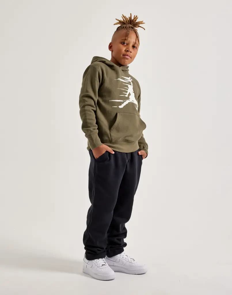 JORDAN FLIGHT MVP MOTION FLC HOOD - MEDIUM OLIVE — (95d228-e6f)