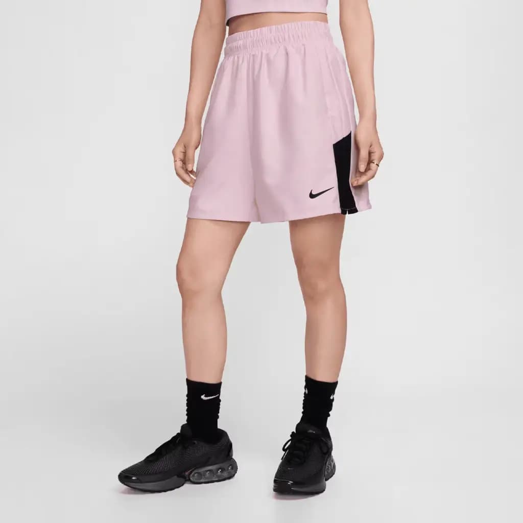 NIKE W NSW WVN SHORT TRND - PINK FOAM/BLACK — (hq0985-663)