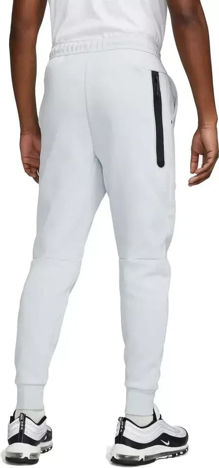 NIKE TECH FLEECE PANT - PURE PLATINUM/HYPER PINK — (dv0538-043)