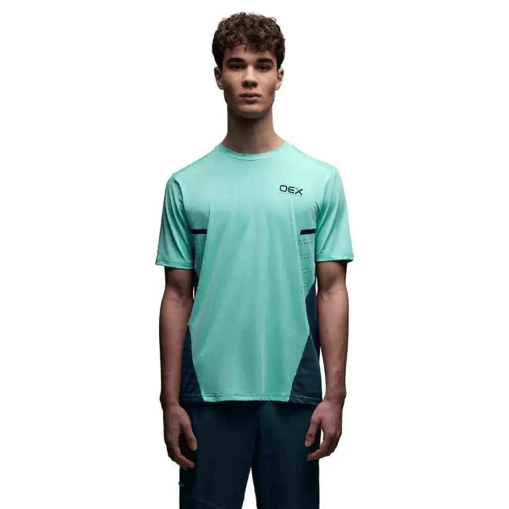 OEX FLASH TEE SHIRT - MINT — (a1z00022-530)
