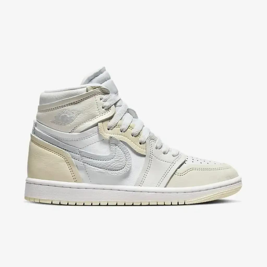 JORDAN AJ1 MID MM - WHITE/PLAT/SAIL/COCONUT MILK — (fb9891-100)