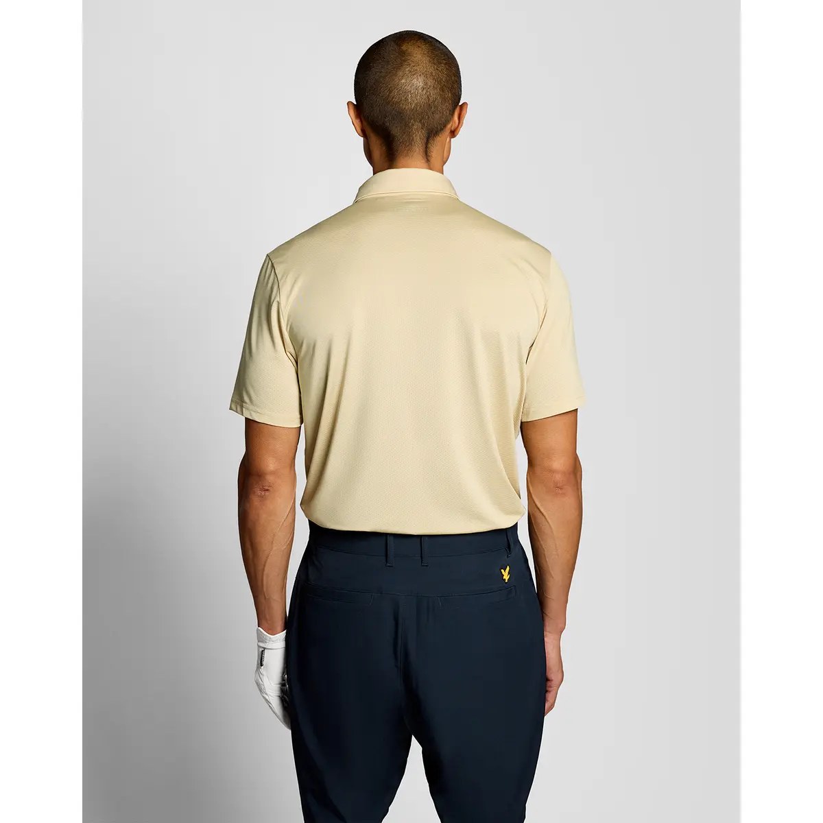 LYLE & SCOTT GOLF CONCEALED PLACKET POLO SHIRT - MOJAVE