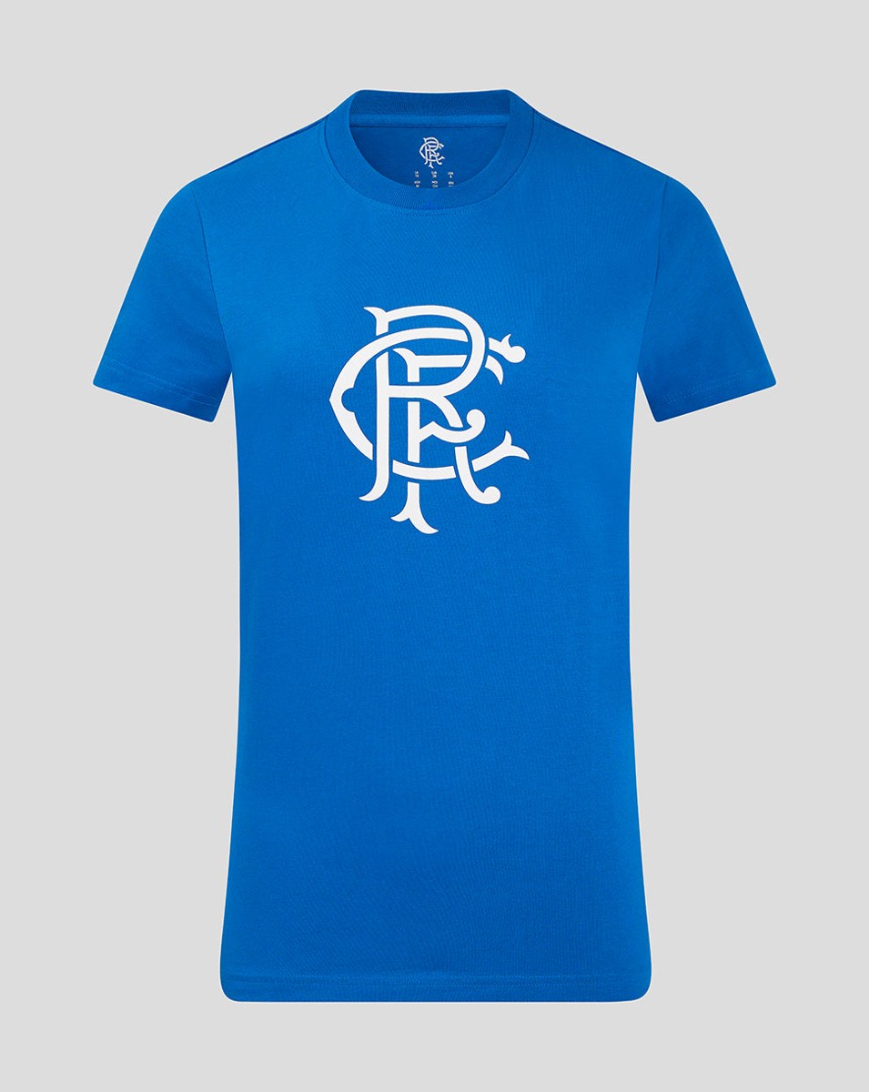 CASTORE RANGERS CORE CREST TEE WOMENS - LAPIS BLUE