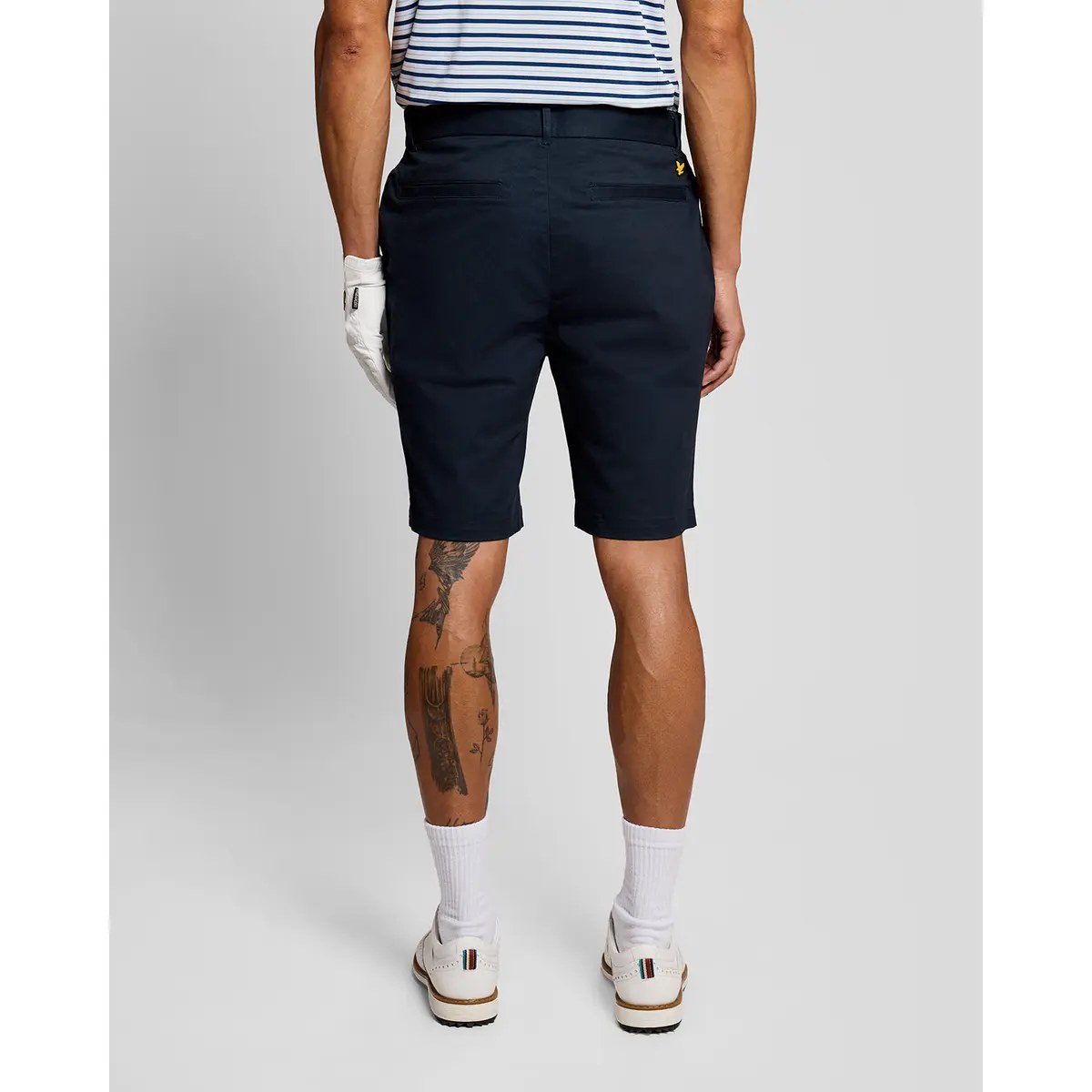 LYLE & SCOTT COURSE STRETCH CHINO SHORTS - DARK NAVY