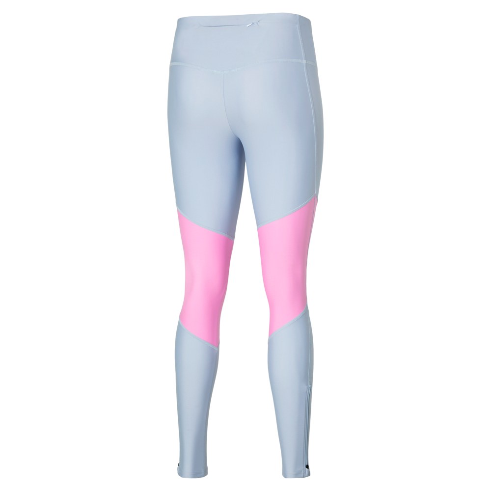 MIZUNO WOMENS IMPULSE CORE LONG TIGHT - HALOGEN BLUE