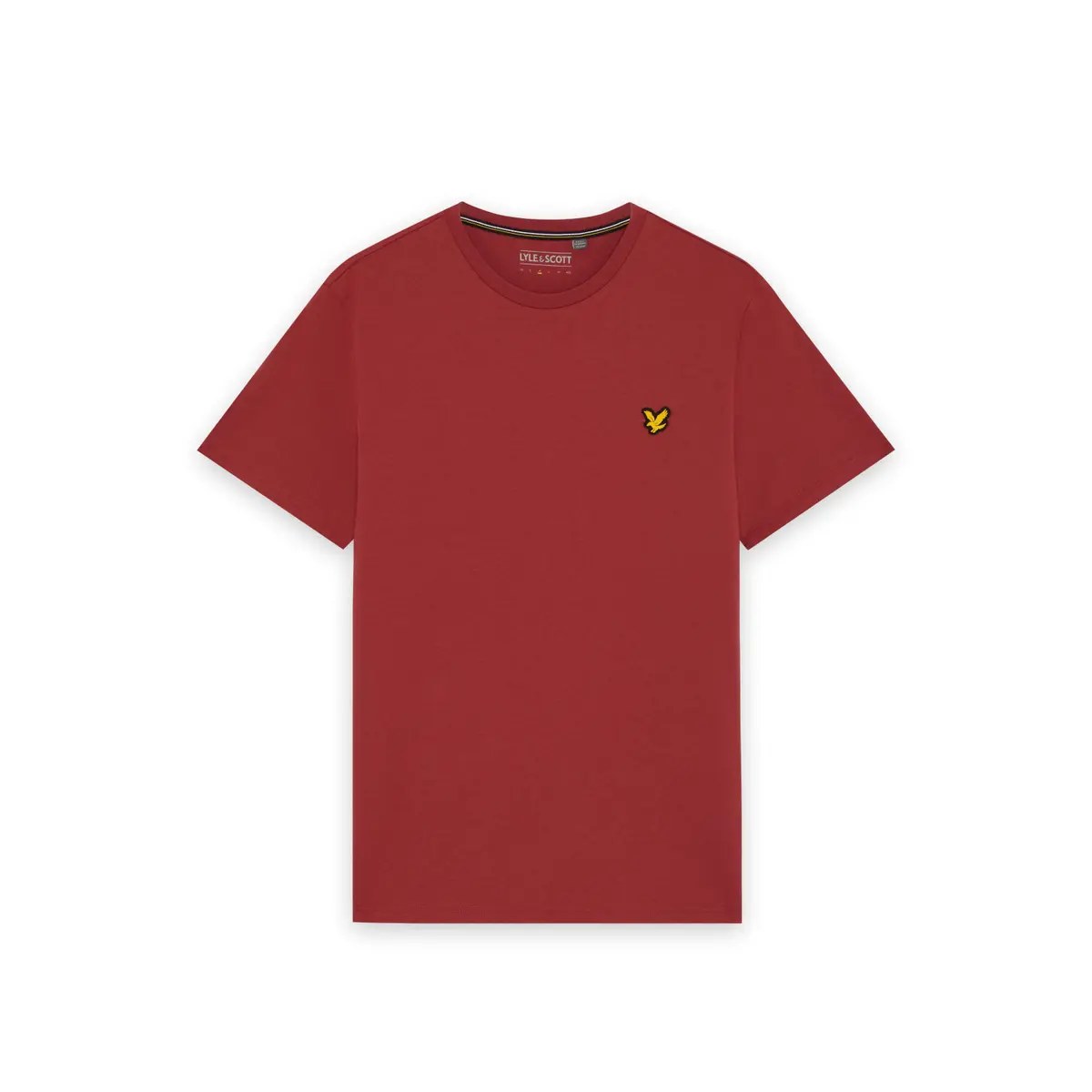 LYLE & SCOTT SPORTS SHORT SLEEVE T-SHIRT - GARNET
