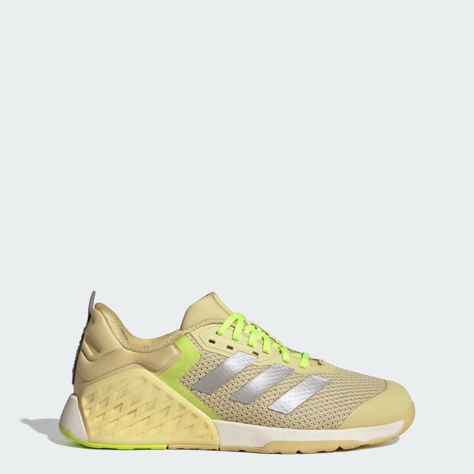 ADIDAS DROPSET 3 WOMENS TRAINING SHOES - SAND/GREEN