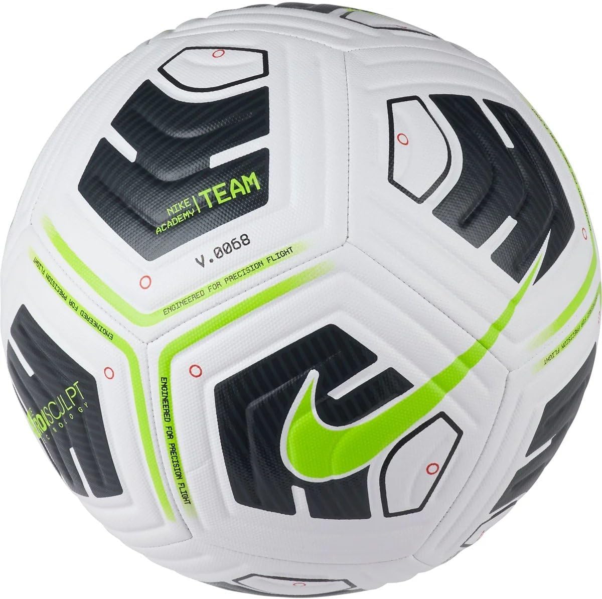 NIKE ACADEMY TEAM FOOTBALL - WHITE/BLACK/VOLT