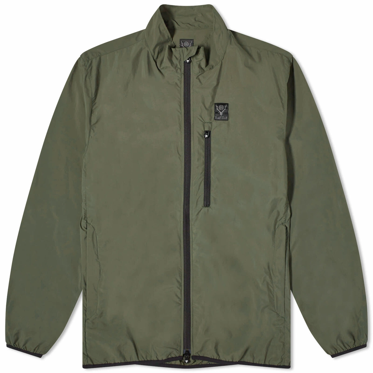 SOUTH2 WEST8 PACKABLE PARKA - NYLON TYPEWRITER - GREEN