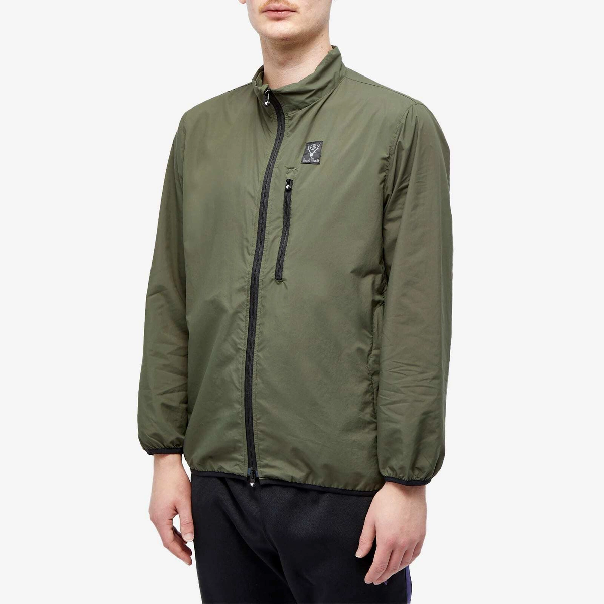 SOUTH2 WEST8 PACKABLE PARKA - NYLON TYPEWRITER - GREEN
