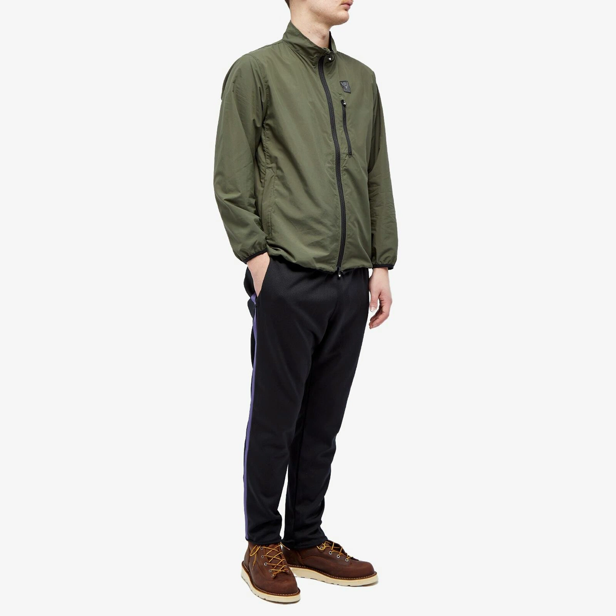 SOUTH2 WEST8 PACKABLE PARKA - NYLON TYPEWRITER - GREEN