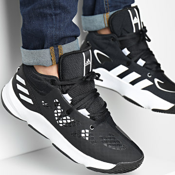 ADIDAS PRO N3XT 2021 BASKETBALL BOOTS CBLACK/FTWWHT/SILVMT